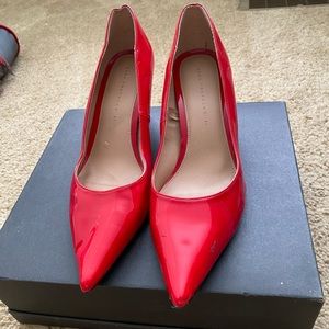Zara Red Kitten Pump